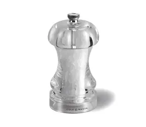 Cole&Mason Capstan Mlynček na soľ / 11,5 cm / akryl / keramický mlecí mechanizmus