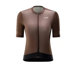 Rockbros 15110007005 hnedá / Dámsky cyklistický dres / Krátky rukáv / veľkosť L