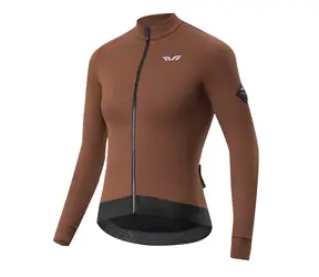 Rockbros YDWT006 hnedá / Dámsky cyklistický dres / zateplený / jeseň-zima / veľkosť S