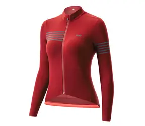 Rockbros YPW065 červená / Dámsky cyklistický dres / Dlhý rukáv / Jeseň-zima / veľkosť M