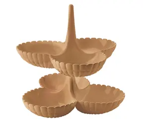Guzzini Tiffany sada 2 servírovacích stojančekov terakota / Servírovací stojanček / 25x23,5x15,5 cm / akrylát / 2 ks