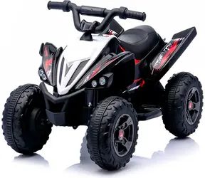 CHIPOLINO Elektrické vozidlo Štvorkolka ATV Kids Rider čierna / 2× motor 380 / Li ION 11,1 V/3Ah / do 5 km/h