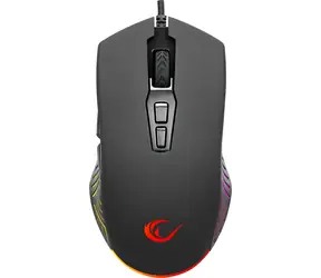 Rampage Spear V2 čierna / Herná optická myš / 12800 DPI / RGB / drôtová / 1000 Hz