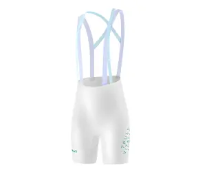 Rockbros YDDK017-1 biela / Dámske laclové cyklistické nohavice / s vypchávkou / veľkosť S