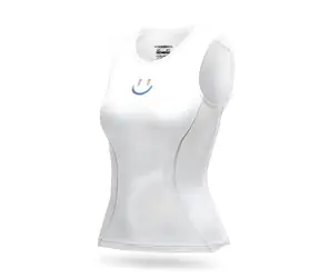 Rockbros YDBX001 biela / Dámsky cyklistický dres / bez rukávov / rýchloschnúci / veľkosť M/L