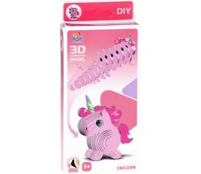 JOKOMISIADA 3D puzzle Jednorožec / 28 dielikov / 7 x 6,5 x 5 cm