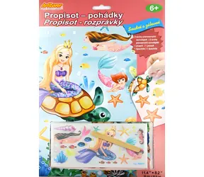 ARTLOVER Propisovací obrázok Morské víly / Kreatívna súprava / od 6 rokov