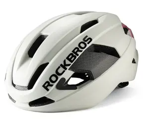 Rockbros LK-15 svetlo šedá / Cyklistická prilba / karbónová / veľkosť 58-62 cm