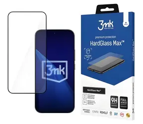 3mk HardGlass Max Black / Tvrdené sklo / XIAOMI 17T / 9H