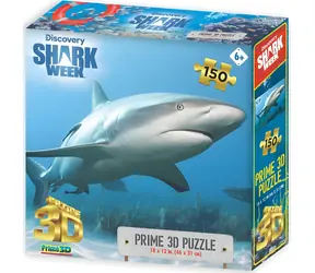 Prime 3D Puzzle Žralok Perezov / 3D efekt / 150 dielikov / 46 x 31 cm