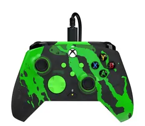 PDP Rematch GLOW Jolt Green / Herný ovládač / drôtový / USB-C / 2,43 m / Xbox Series X/S, Xbox One, PC
