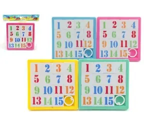 Posuvné puzzle Čísla 4x4 / Hlavolam / 15 dielikov / 7 x 7 cm