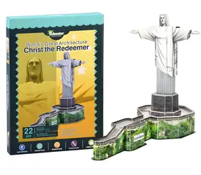 EDUCATOR 3D puzzle Socha Krista Spasiteľa / 22 dielikov / 42 × 22,5 × 34 cm