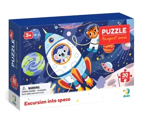 DODO Puzzle Doprava: Výlet do vesmíru / 30 dielikov / 27 x 20 cm