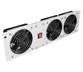 Lanberg Ventilačný panel 19" sivý