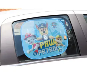 Colzani Slnečná clona do auta PAW Patrol modrá / Slnečná clona / 44 x 35 cm / 2 ks / prísavky