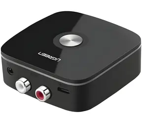 Ugreen CM106 čierna / Bluetooth prijímač / Bluetooth 5.1 / 2x RCA / jack 3,5 mm / aptX HD