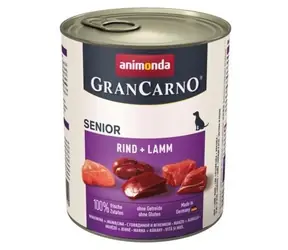 Animonda GranCarno Senior hovädzie, jahňacie / Konzerva pre psov / 800 g