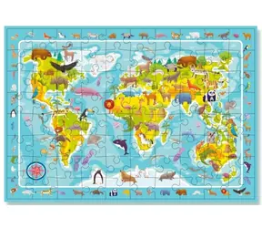DODO Puzzle s hľadaním obrázkov Svet zvierat / 80 dielikov / 45 x 31 cm