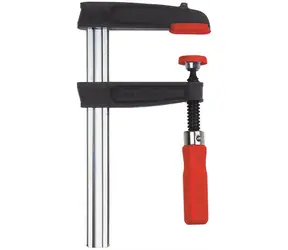 Bessey TPN20B6BE červeno-čierna / Skrutková zvierka / tvárna liatina / 200 x 60 mm / upínacia sila 5500 N