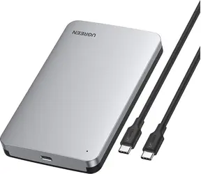 Ugreen 70499 sivá / Externé puzdro pre disk 2.5" / HDD & SSD / USB-C 3.2 Gen 2 / SATA III
