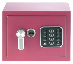 Yale YSV 170 DB2 P ružová / Trezor / Digitálna klávesnica / 3,8 l / Oceľ / Voľne stojaca