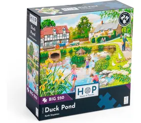 HOP Puzzle Kačací rybník Big / 250 dielikov / 48 x 34 cm