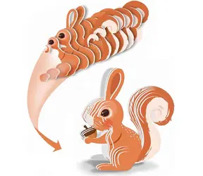 JOKOMISIADA 3D puzzle Veverička / 35 dielikov / 7,5 x 7 x 4 cm