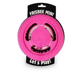 KIWI WALKER Frisbee ružová / Hračka pre psov / plávacie a lietacie / TPR pena / 22 cm