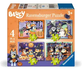 Ravensburger Puzzle Bluey Halloween 4v1 / 12+16+20+24 dielikov