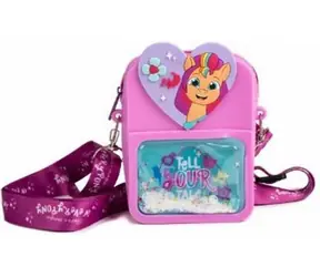 Hasbro Kabelka My Little Pony / puzzle a samolepky v balení / nastaviteľný popruh / 12 x 8,5 x 3,5 cm