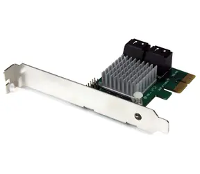 StarTech PCIe karta SATA III 4 porty / Radič SATA / PCI Express / 4X SATA III / čipset Marvell 88SE9230