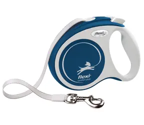 Flexi Comfort PLUS XS modré / Vodítko / opasok 3 m / samonavíjacie / do 12 kg