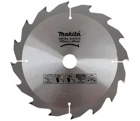 Makita Pílový kotúč na drevo 165x20 mm / Pílový kotúč / 16 zubov / Rezanie nasucho