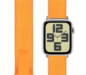 Obal:Me Textilný remienok pre Apple Watch 42-49 mm ML oranžová / Remienok pre Apple Watch / Textilný