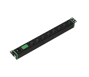 APC Easy Rack PDU Basic 1U / Rozvodná jednotka PDU / Horizontálne / 230 V / 16 A / 3700 W / C20 -> 8x C13