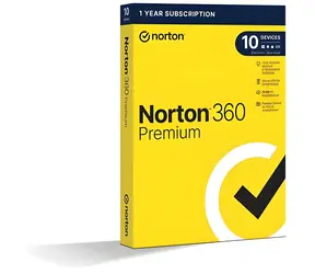 Norton 360 Premium / Antivírusový softvér / 10 zariadení / 75 GB úložiska / 1 rok / CZ
