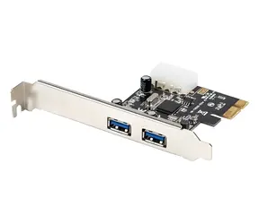 Lanberg PCI-E karta 2x USB 3.1 / PCI-E karta / 2x USB 3.2 Gen 1 (3.1 Gen 1) Typ A / 5 Gbit/s / interný