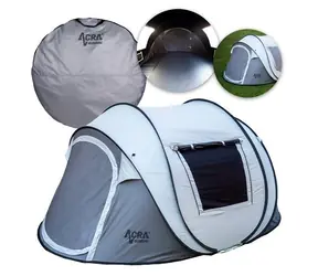 Acra Outdoor ST31 strieborná / Stan pre 2-3 osoby / Samorozkladacia / So zatmavením