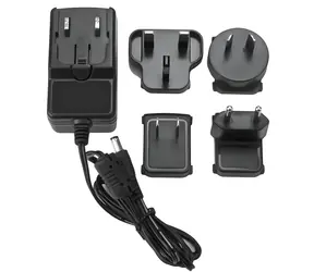 StarTech napájací adaptér 12V/2A EU/UK/AU čierna / Napájací adaptér / 24 W / 100-240 V / Výmenné konektory EU/UK/AU