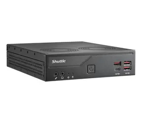 Shuttle XPC slim DB860 čierna / Barebone / LGA1851 / Intel B860 / 2x SO-DIMM DDR5 / M.2 NVMe + SATA / 2x LAN