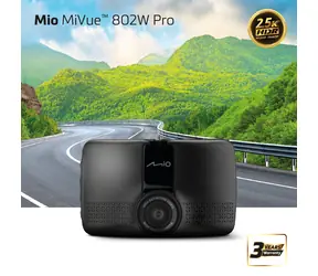 Mio MiVue 802W Pro / Kamera do auta / 2.5K 1440p HDR / Wi-Fi / Parkovací režim / Uhol záberu 140°