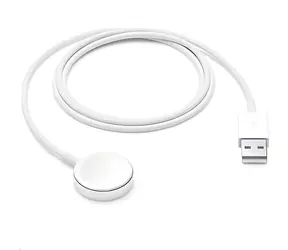 Apple magnetický nabíjací kábel pre Apple Watch (1 m) biela / Nabíjací kábel / USB-A (M)