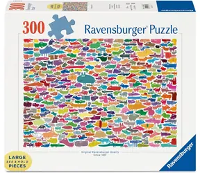 Ravensburger Puzzle 387 psov & 1 mačka XXL / 300 dielikov / rozmer 49x36 cm