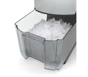 GASTRONOMA Drvič ľadu / 80 W / 1 kg ľadu/min / 3l zberná nádoba / Nerezová oceľ, čierna
