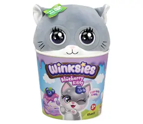WINKSIES Interaktívny plyšák Blueberry Kitten / Mrká a vydáva zvuk / od 3 rokov