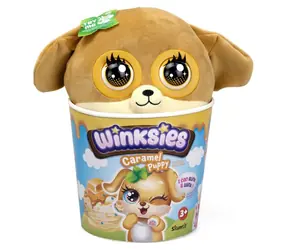 WINKSIES Interaktívny plyšák Caramel Puppy / Mrká a vydáva zvuk / od 3 rokov