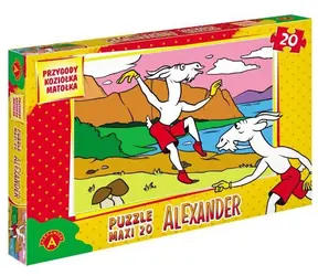 ALEXANDER Puzzle Príhody Kozlíka poplety: Pri mori MAXI / 20 dielikov / 67 x 47 cm