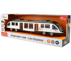 MADE Vlak Regio Leo Express / Zotrvačník / Svetlo a zvuk / České hlásenie / od 3 rokov