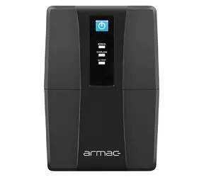 Armac Home Lite HL650F/LEDV2 čierna / Záložný zdroj / Line-Interactive / 650 VA / 2x Schuko / AVR
